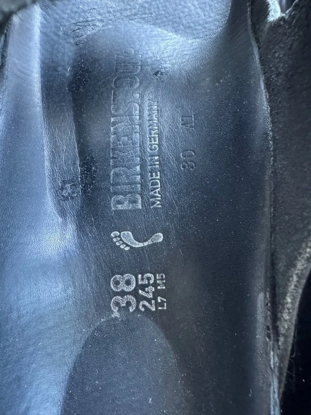 Birkenstock Arizona Big Buckle High Shine Exquisite – Black Size 38 / US 7–7.5